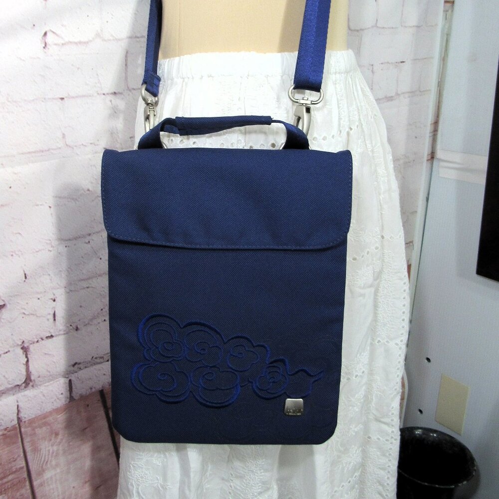 HAIKU CROSS BODY BAG, LIGHT WEIGHT 12 X 9 POCKET ON BACK